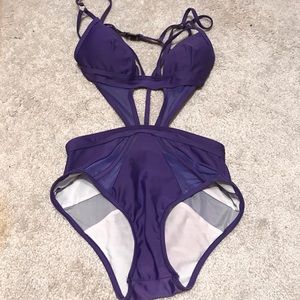 PURPLE SWIMSUIT